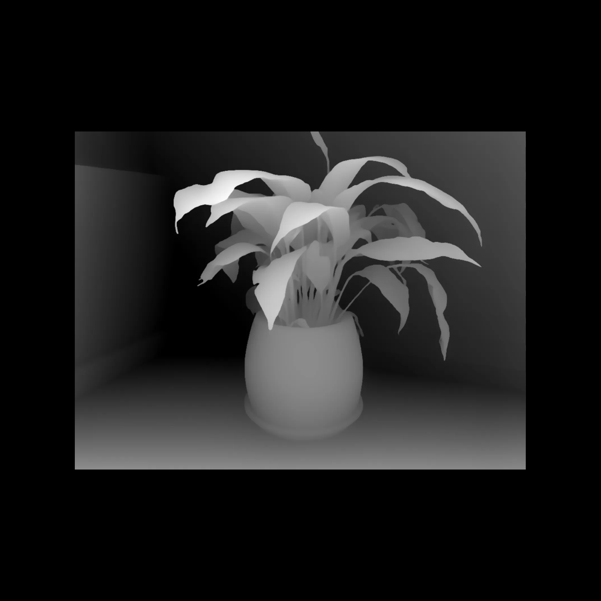 Depth map of 3D object